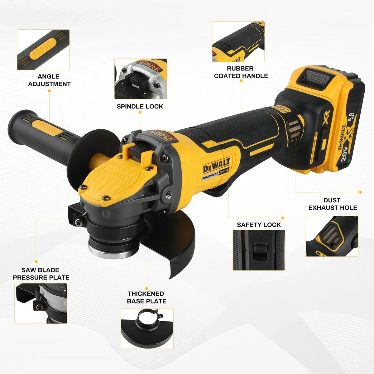 DEWALT DCG416 20V Max Brushless Cordless Power Grinder