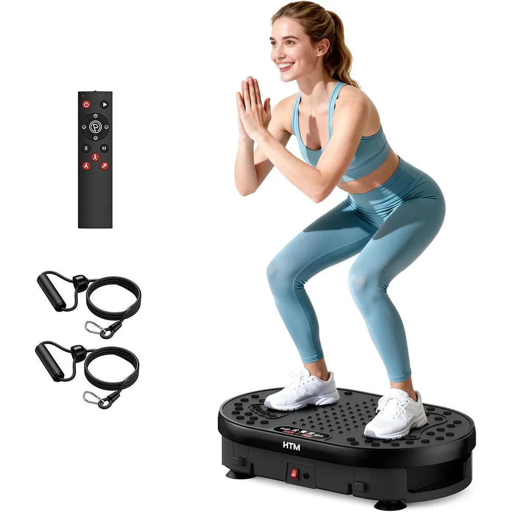 HTM Vibration Plate Exercise Machine With Remote Control