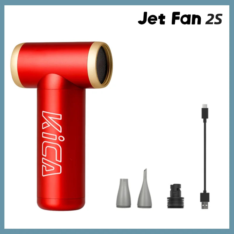 KICA JetFan 2S Rechargeable Portable Air Blower With Metal Shell