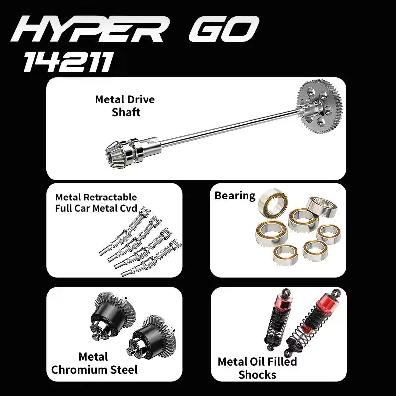MJX Hyper Go 14211 Brushless 4WD Remote Control Car