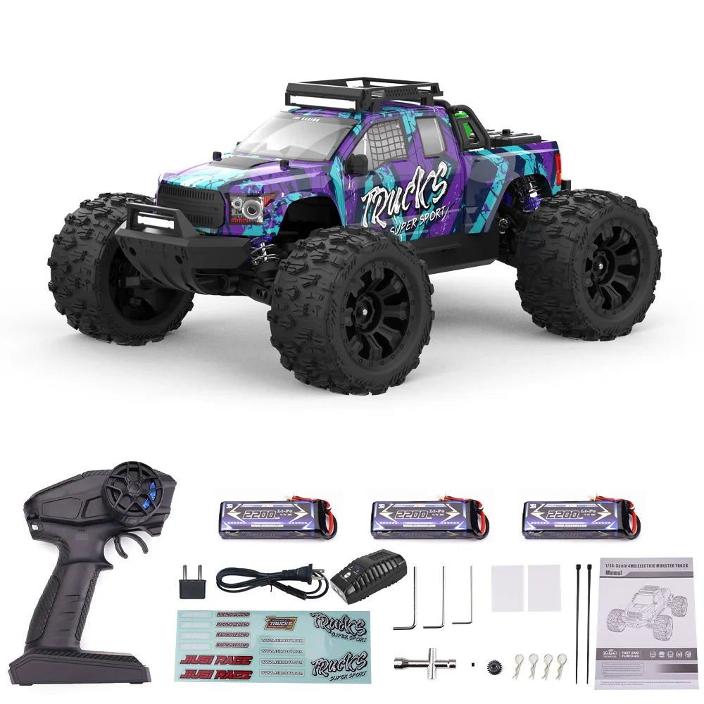 JIUSI PT14R V3 Brushless 4WD Remote Control Racing Truck