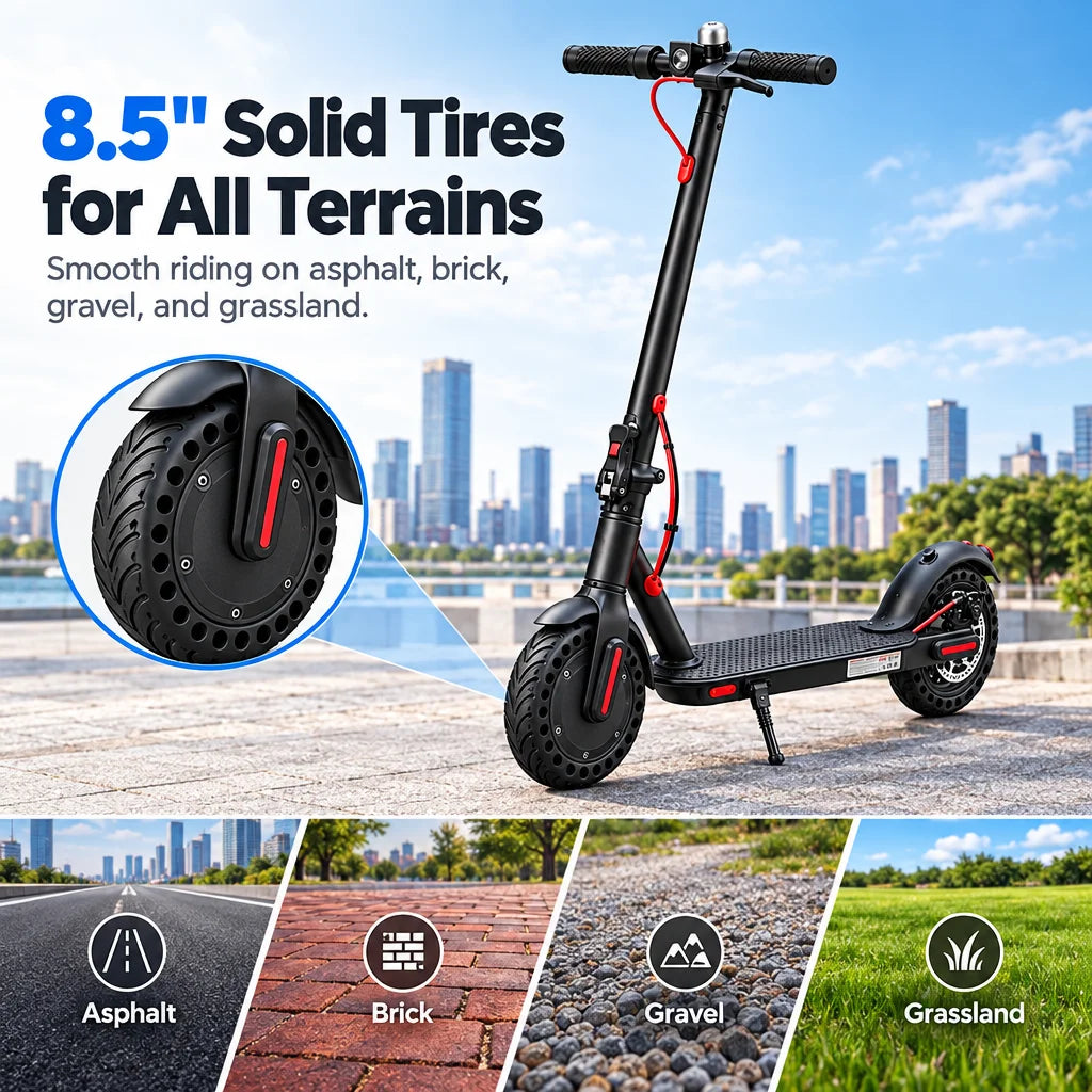 Litpot 350W Foldable Adult Electric Scooter With LED Display