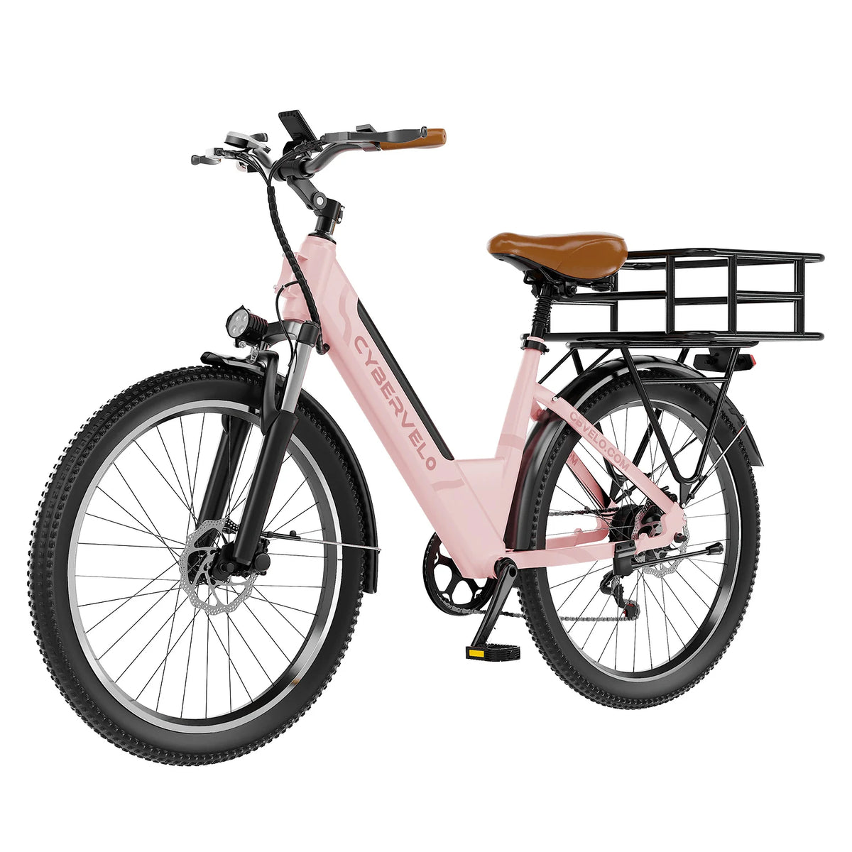 Cybervelo Urban Electric Bike With Detachable Battery And Peak Motor