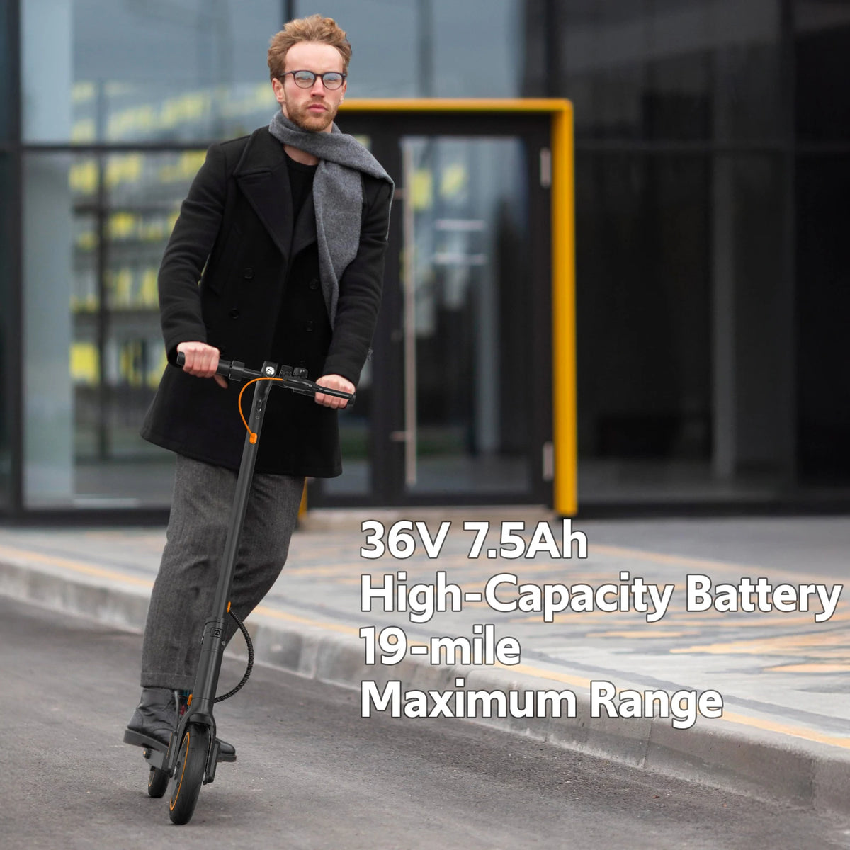 Osboo 550W Electric Scooter 19MPH Top Speed Foldable Commuter