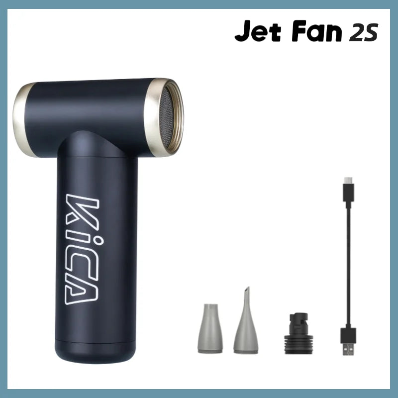 KICA JetFan 2S Rechargeable Portable Air Blower With Metal Shell