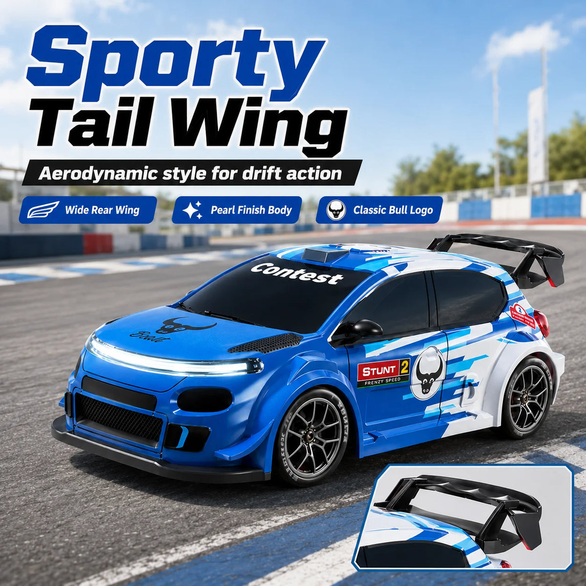 ZNLYRION SG718 Four Wheel Drive Remote Control Drift Car