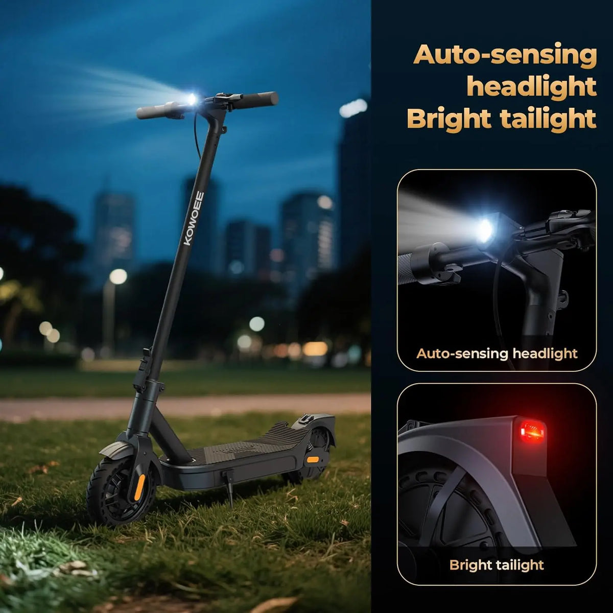 HeroPick 500W Electric Scooter Foldable Dual Suspension Adult Commuter