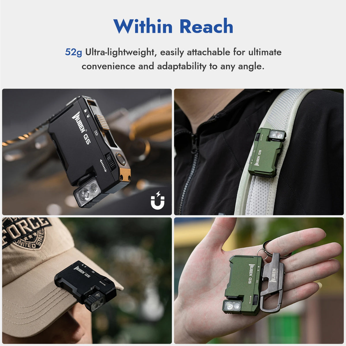 WUBEN G5 Rechargeable LED Flashlight For Outdoor Adventures