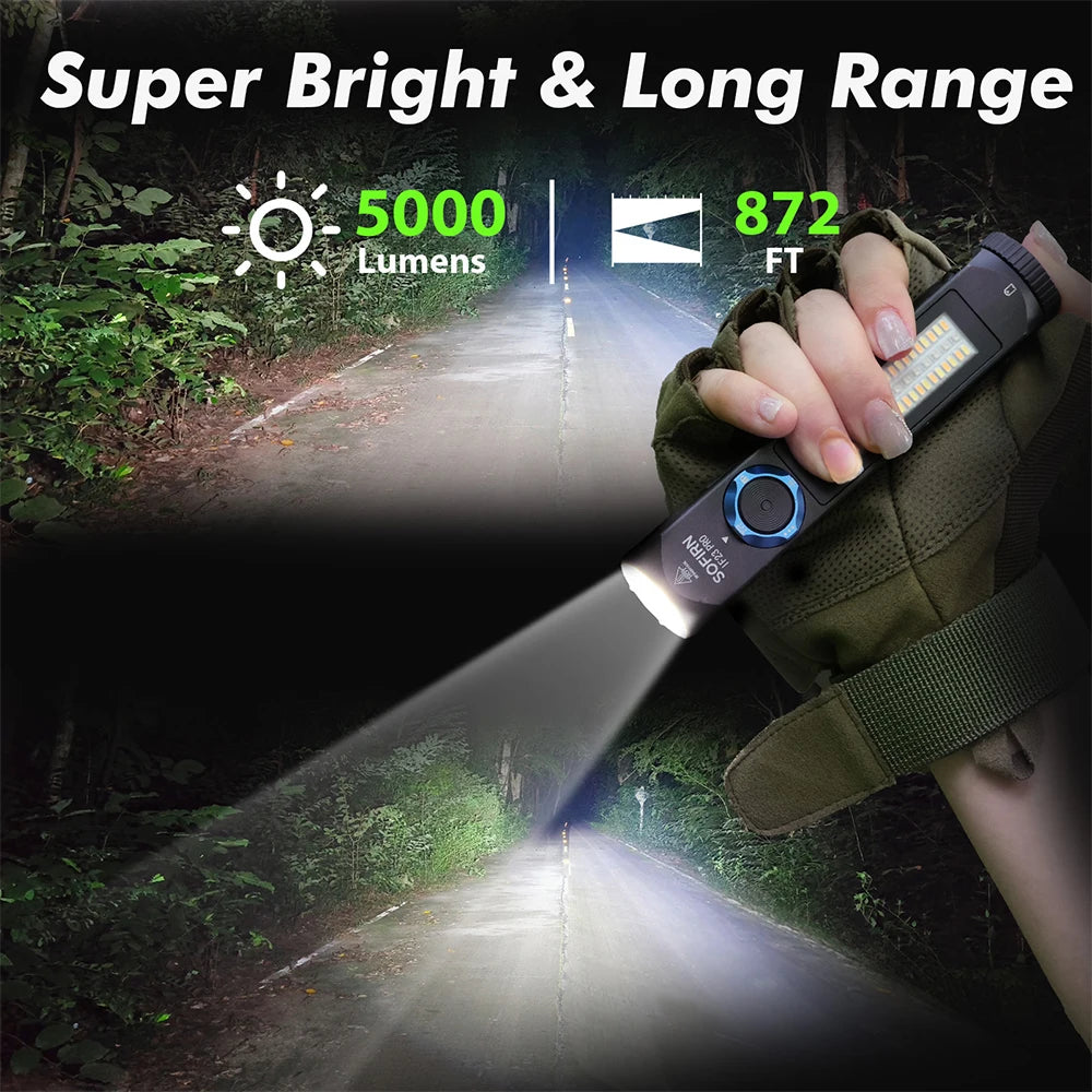 Sofirn IF23 Pro XHP70B Magnetic Rechargeable LED Flashlight