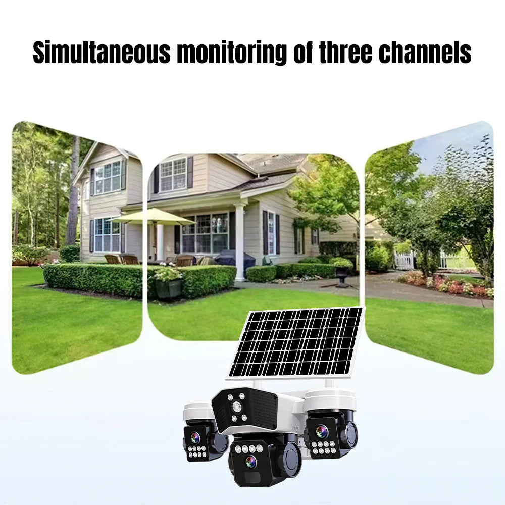 KEPEAK 6MP Solar Security Camera PTZ Night Vision Waterproof