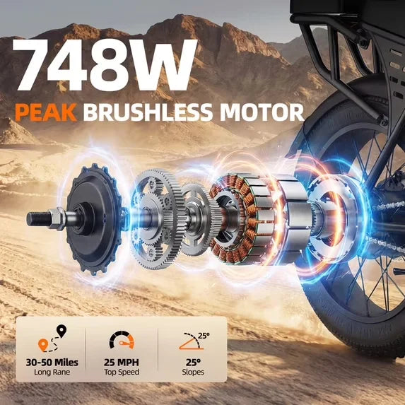 Aairsk X5 Adult All Terrain Fat Tire Electric Bicycle