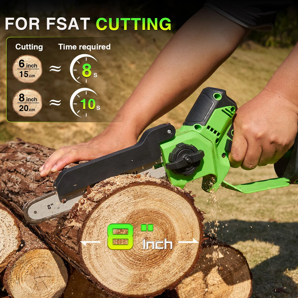 TaskStar Brushless Cordless Chainsaw For Tree Trimming