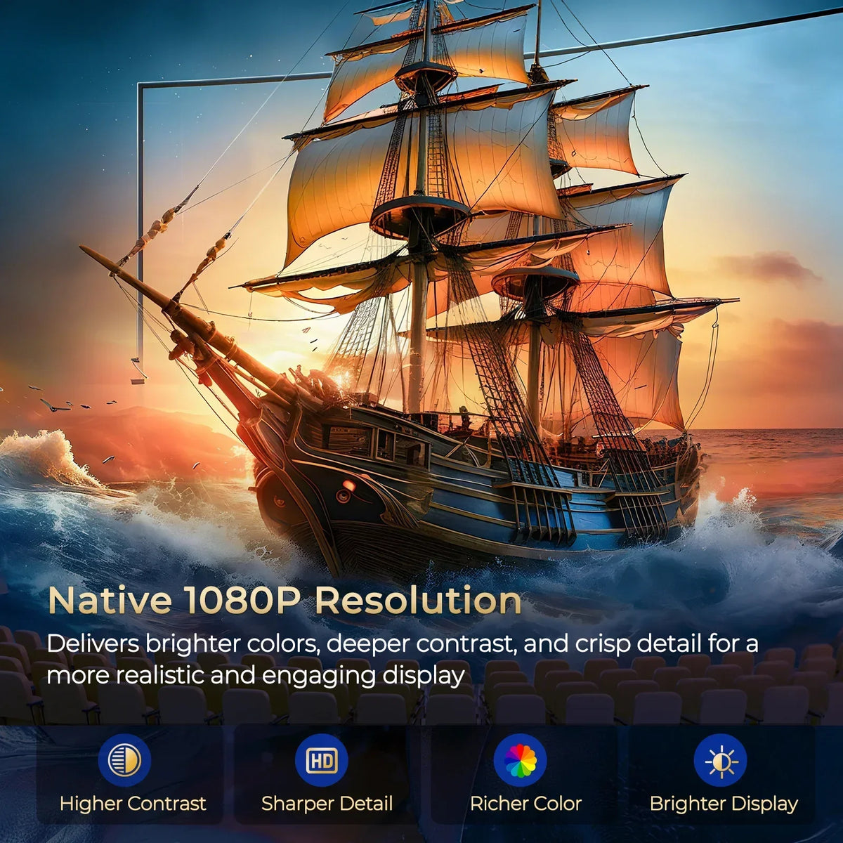 LynCast X3AQ 4K Projector With Auto Focus And Android 14