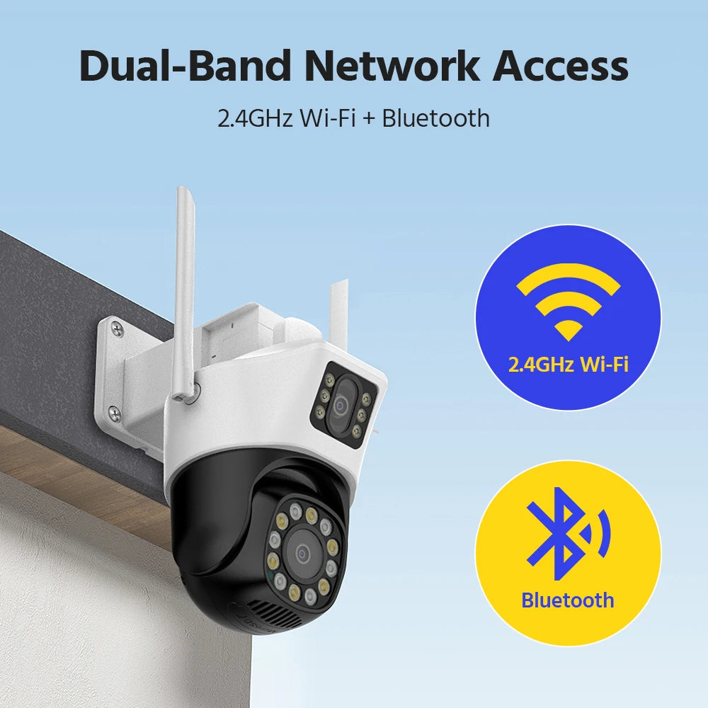 ANNKE 6MP Dual Lens Outdoor Wireless WiFi Security Camera