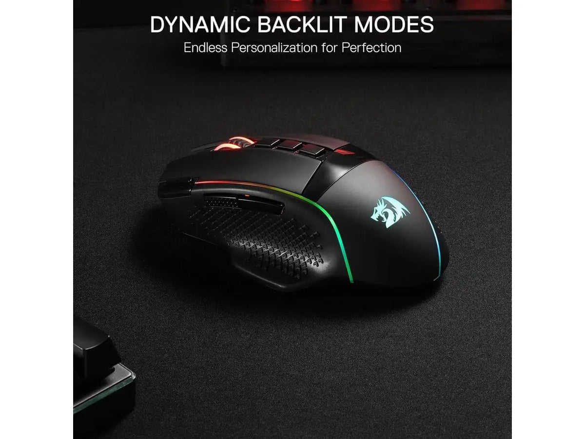 Redragon M991 Wireless Gaming Mouse With Rgb Lighting And Macros