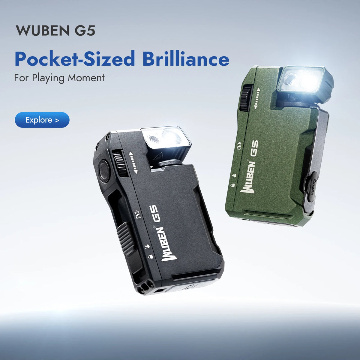 WUBEN G5 Rechargeable LED Flashlight For Outdoor Adventures