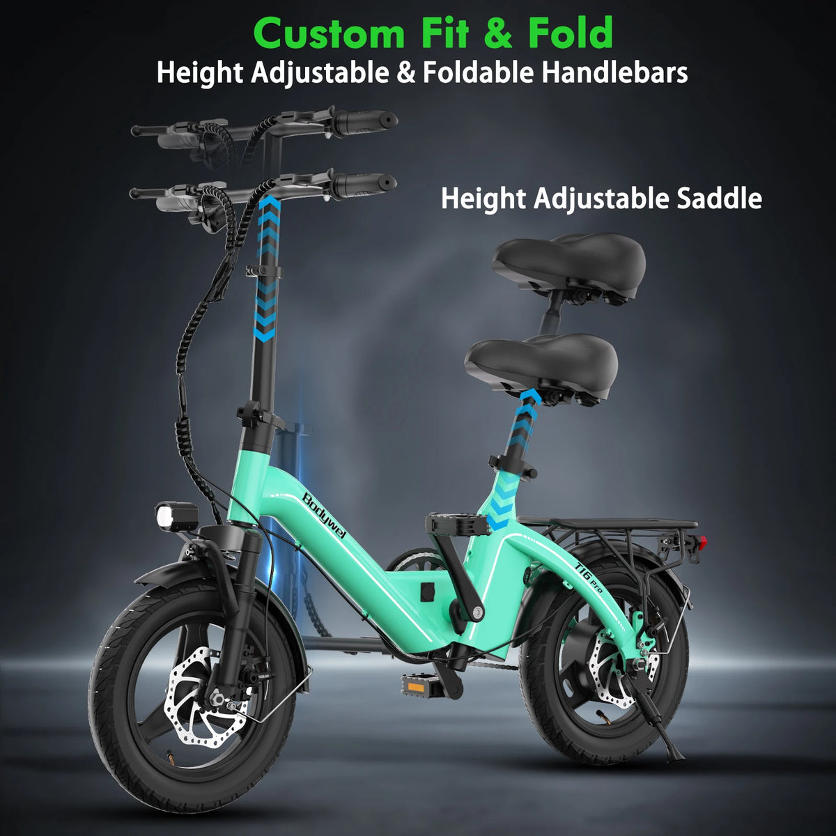 Bodywel T16 Pro Foldable Electric Bike With 750W Brushless Motor