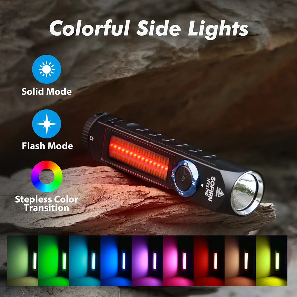 Sofirn IF23 Pro XHP70B Magnetic Rechargeable LED Flashlight
