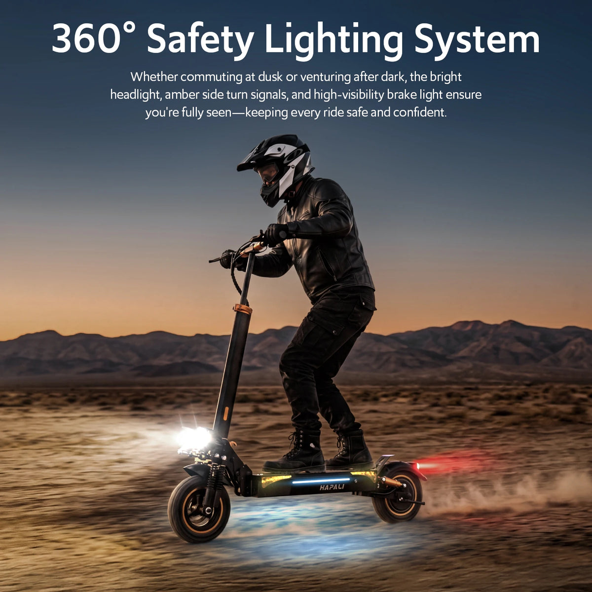 Osboo Off Road Folding Electric Scooter With Dual Suspension