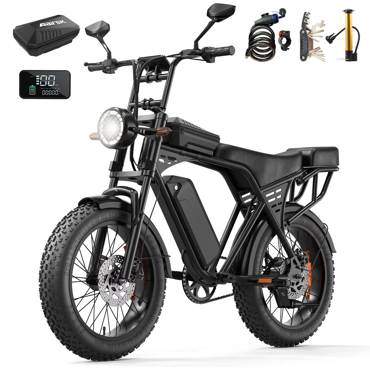 Aairsk X5 Adult All Terrain Fat Tire Electric Bicycle