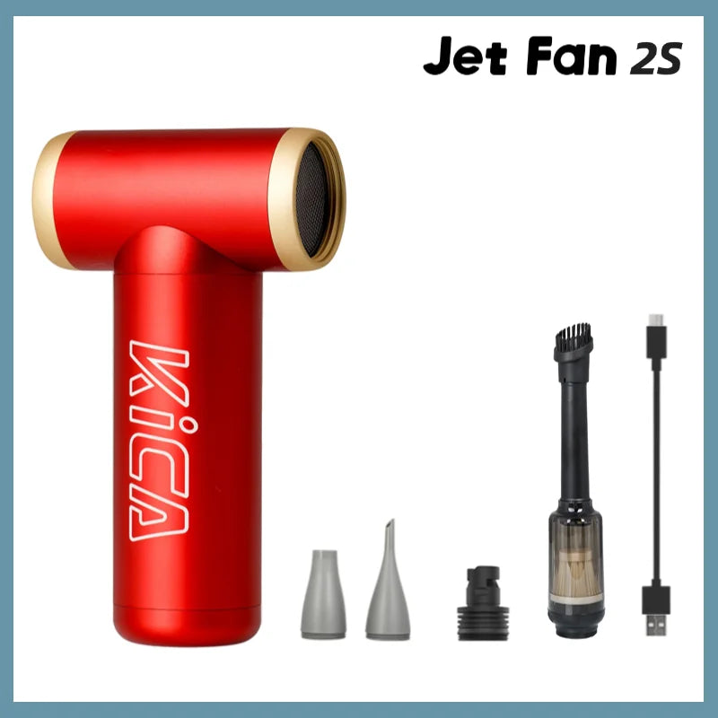 KICA JetFan 2S Rechargeable Portable Air Blower With Metal Shell
