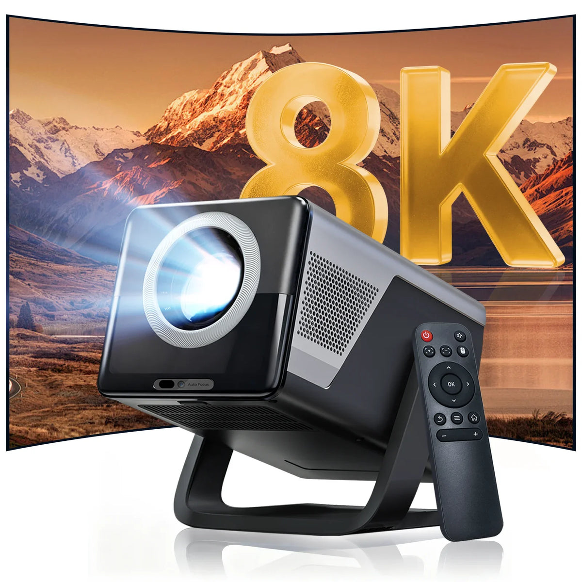 LynCast X7 Smart Projector With Android 14 Auto Focus Keystone