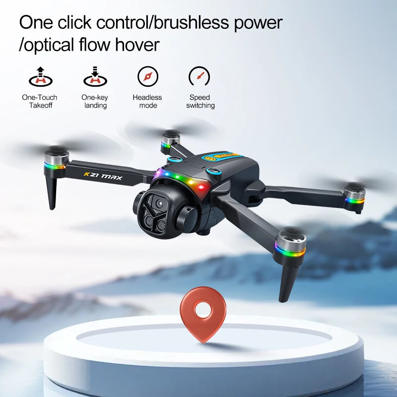 ZNLYRION K21MAX Foldable Brushless RC Drone With EIS Camera