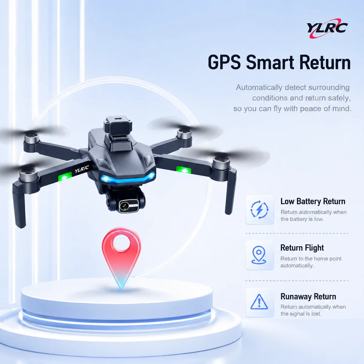 ZNLYRION S135 Drone 8K HD Camera And GPS Obstacle Avoidance