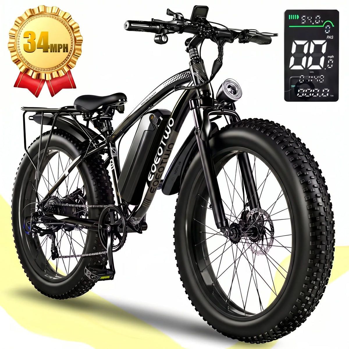 Eoeotwo 1500W High Performance Electric Fat Tire Ebike