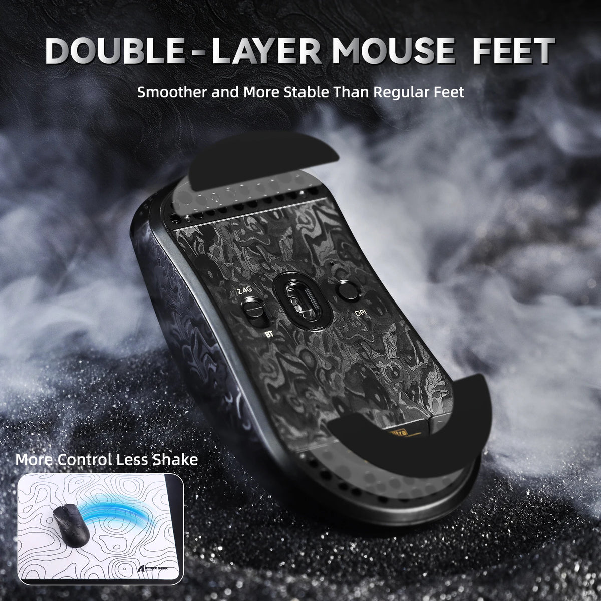 Attack Shark R11 Ultra Wireless Gaming Mouse 42000DPI Sensor