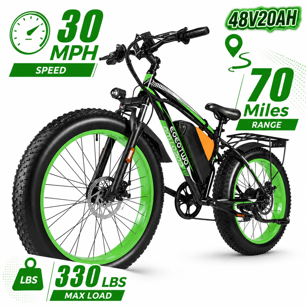 Fat Tire Electric Bike Featuring Powerful Motor And Durable Construction