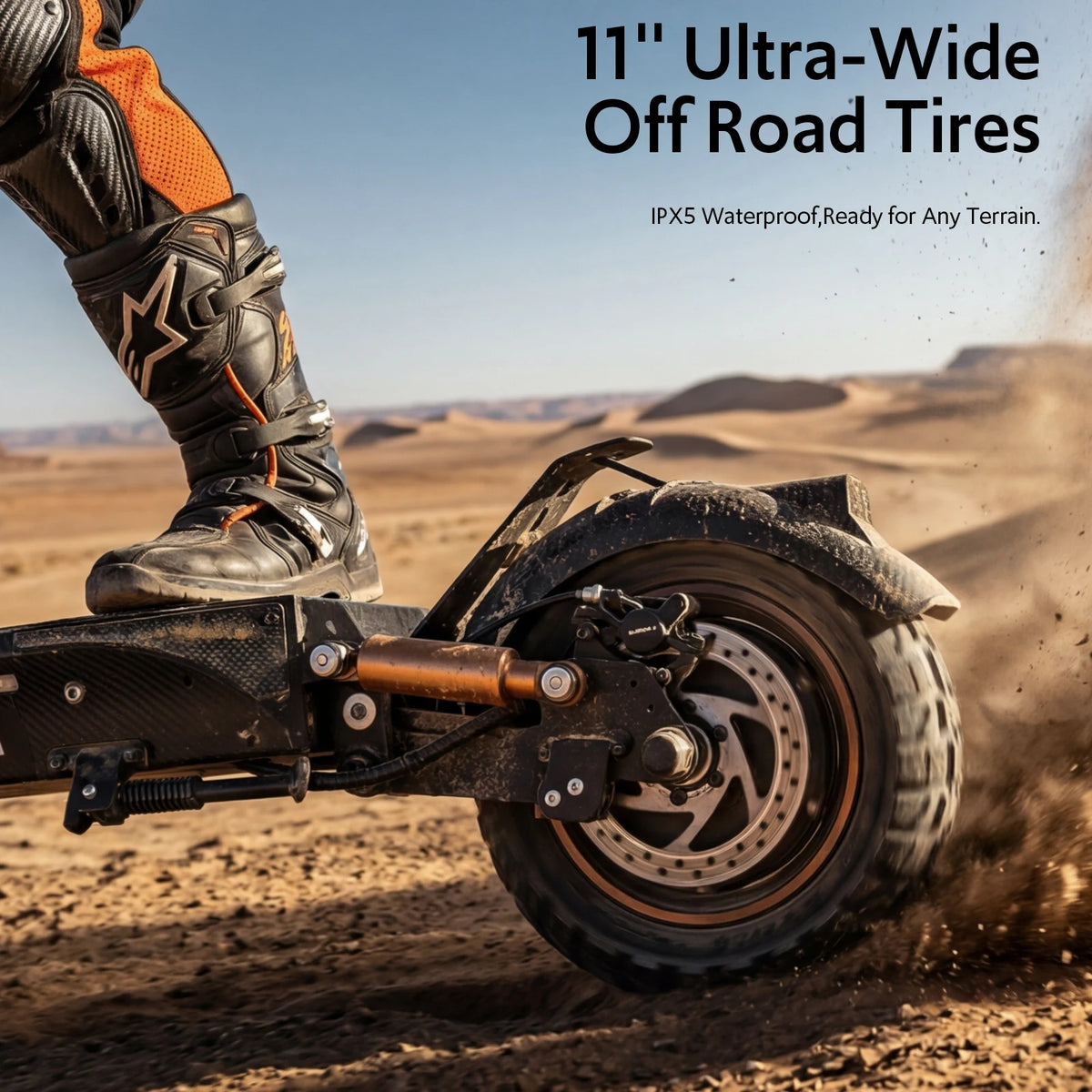 Osboo 1200W Off-Road Electric Scooter 31 Miles All Terrain Range