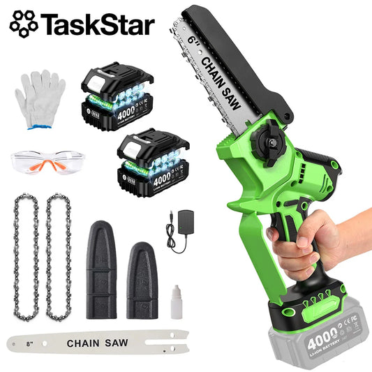 TaskStar Brushless Cordless Chainsaw For Tree Trimming