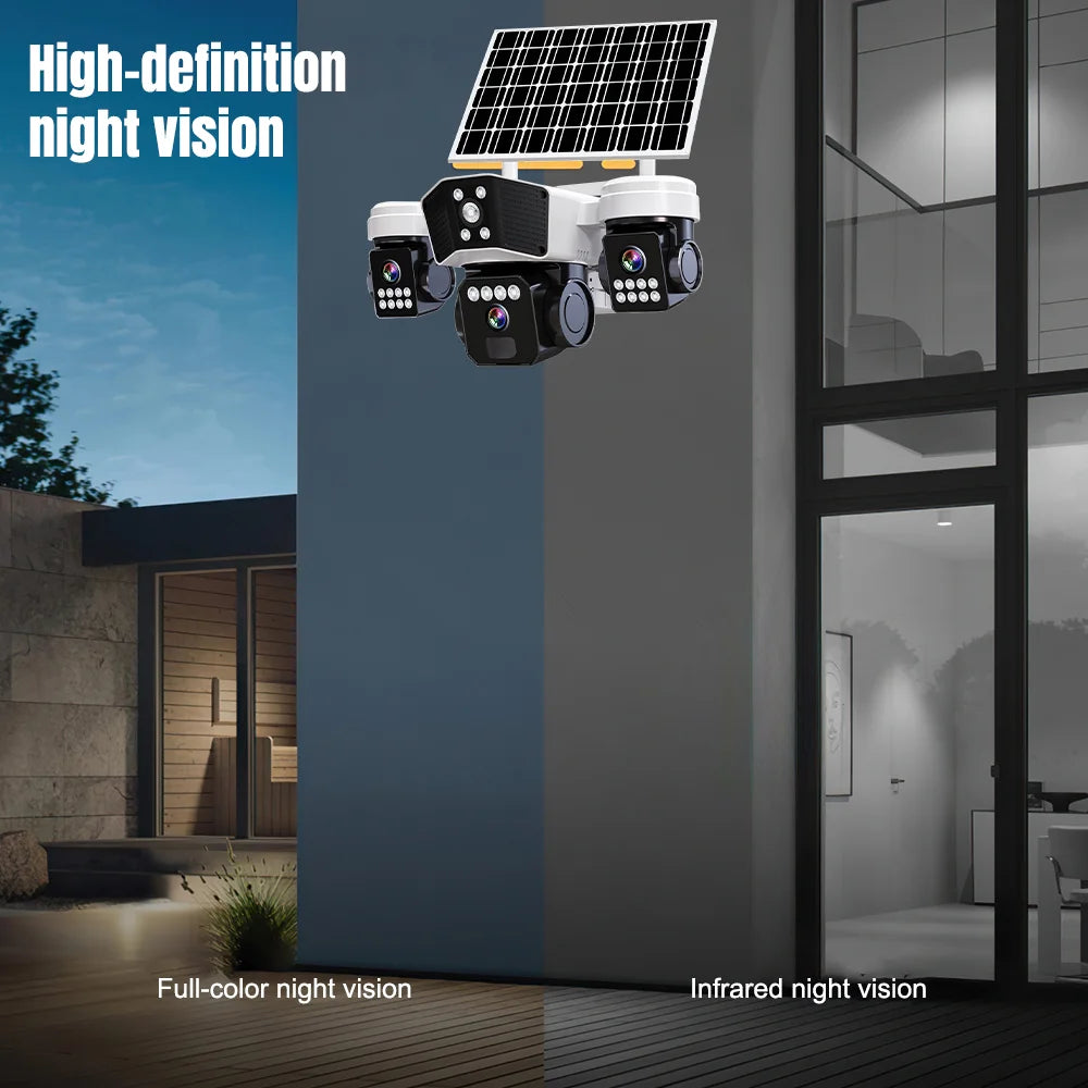 KEPEAK 6MP Solar Security Camera PTZ Night Vision Waterproof