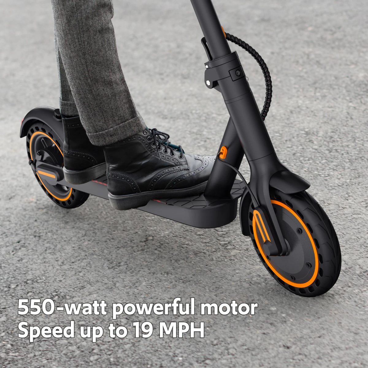 Osboo 550W Electric Scooter 19MPH Top Speed Foldable Commuter
