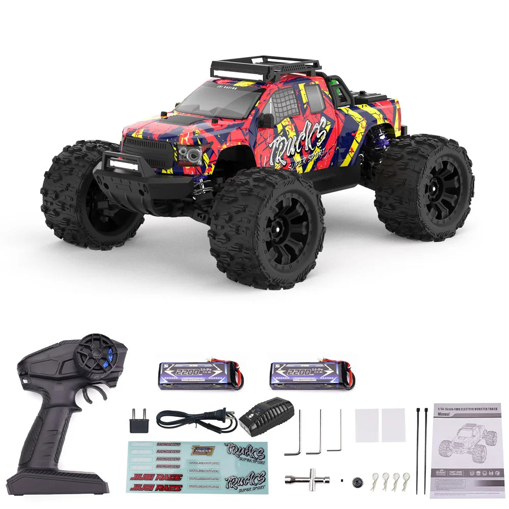 JIUSI PT14R V3 Brushless 4WD Remote Control Racing Truck