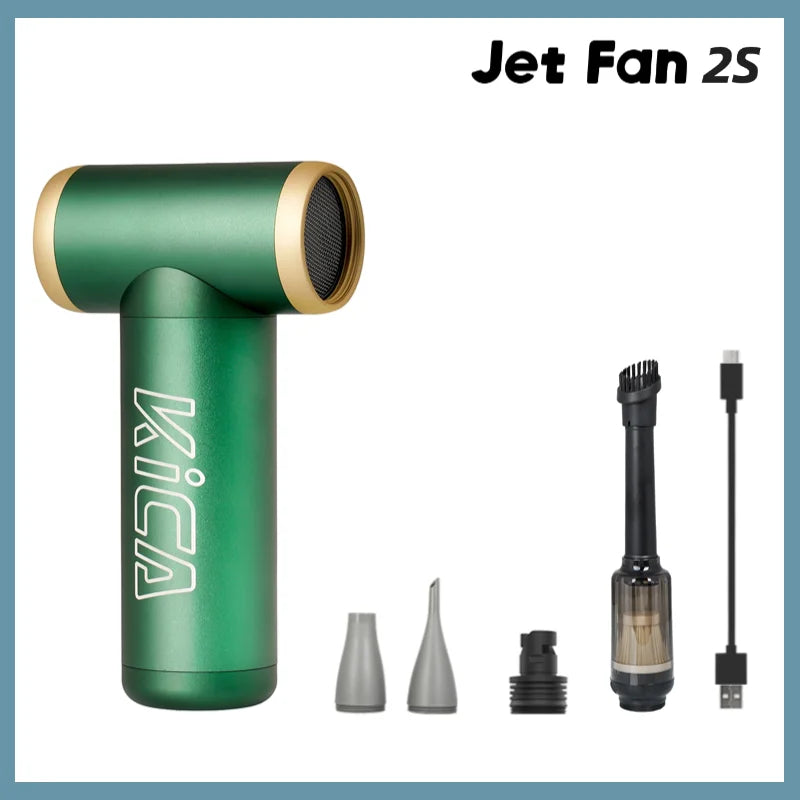 KICA JetFan 2S Rechargeable Portable Air Blower With Metal Shell
