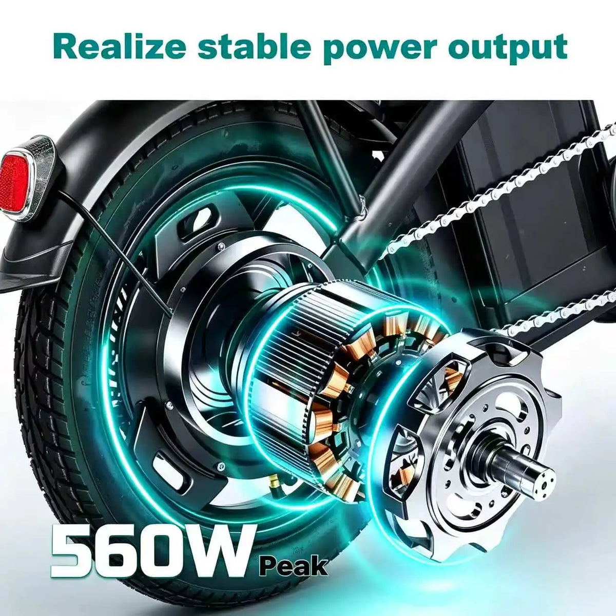 Hezzo T5 Foldable Electric Bike With 750W Peak Motor