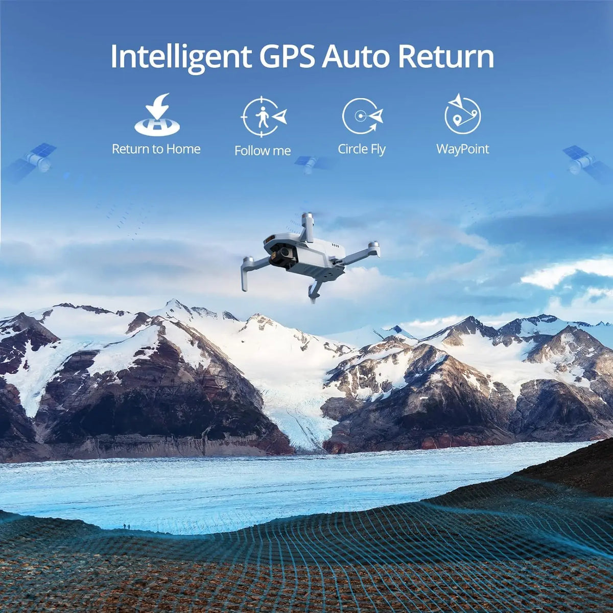 Potensic Atom SE 4K Drone With Auto Return Stabilized Gimbal