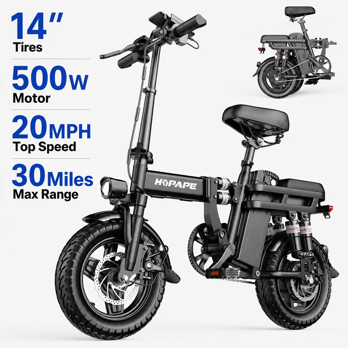 Eoeotwo 1500W High Performance Electric Fat Tire Ebike