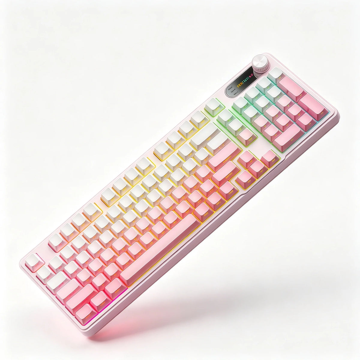Wireless 98 Key Keyboard Featuring Tri Mode And RGB Lighting