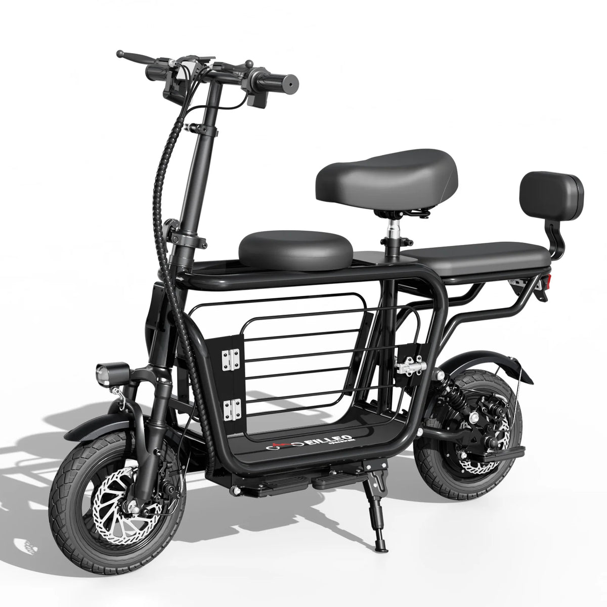 Eilleo Spacewalk Foldable Electric Scooter With Seat And Basket