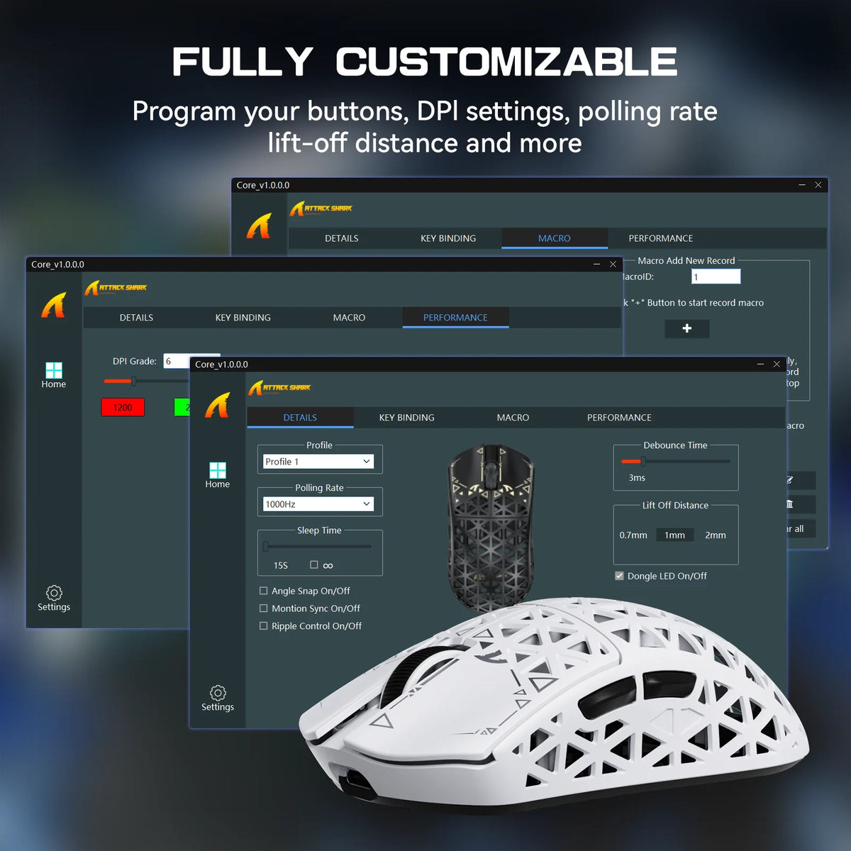 Attack Shark R5 Ultra Wireless Gaming Mouse 8K 42000DPI Superlight