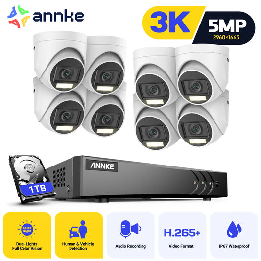 Annke 8 Channel 5Mp Hd Security Camera System Recorder