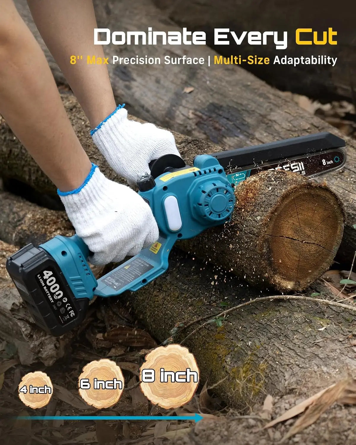 Seesii Brushless Cordless Pole Saw Tool For Tree Trimming