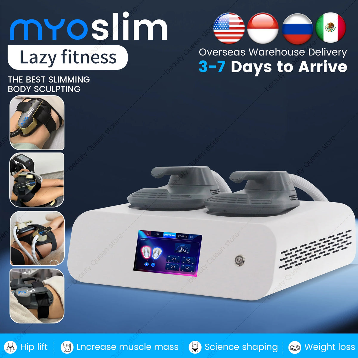 Emszero Rf Ems Muscle Stimulator For Weight Loss And Sculpting