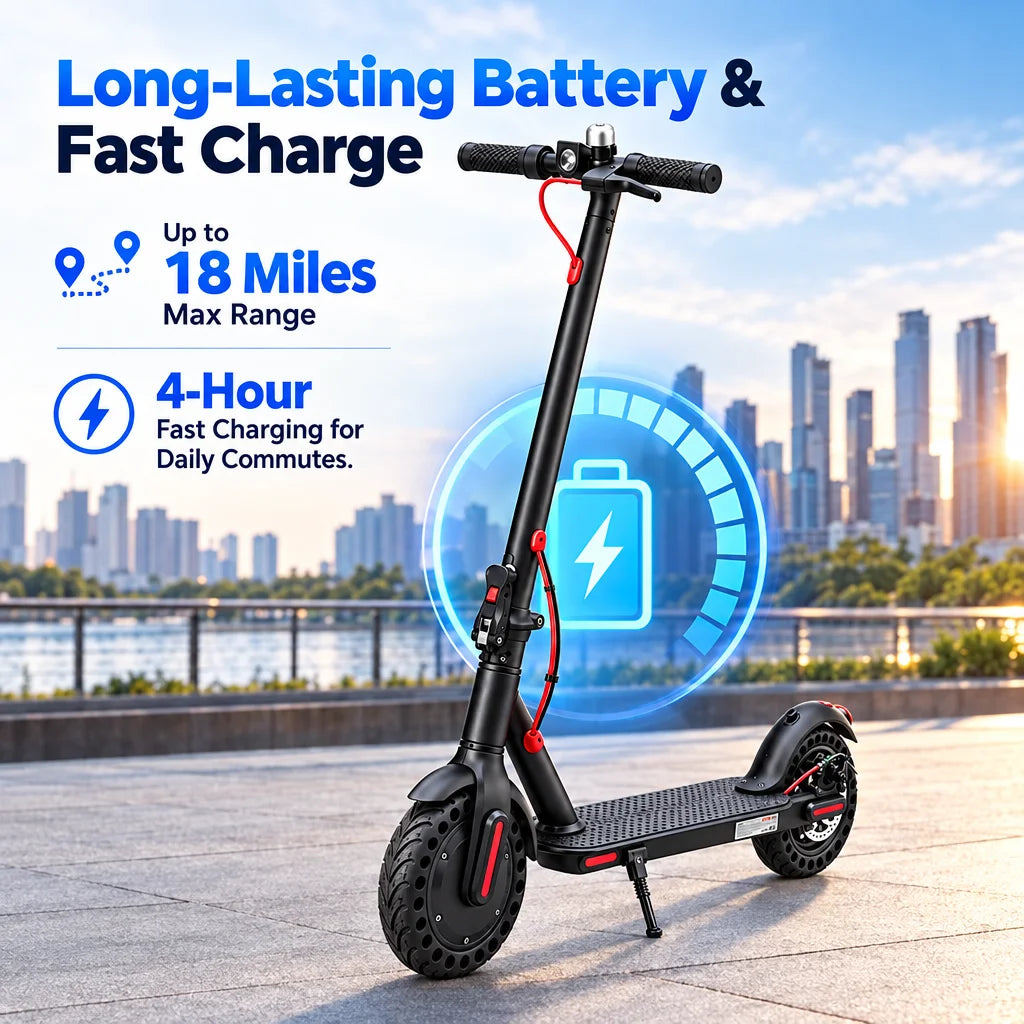 Litpot 350W Foldable Adult Electric Scooter With LED Display