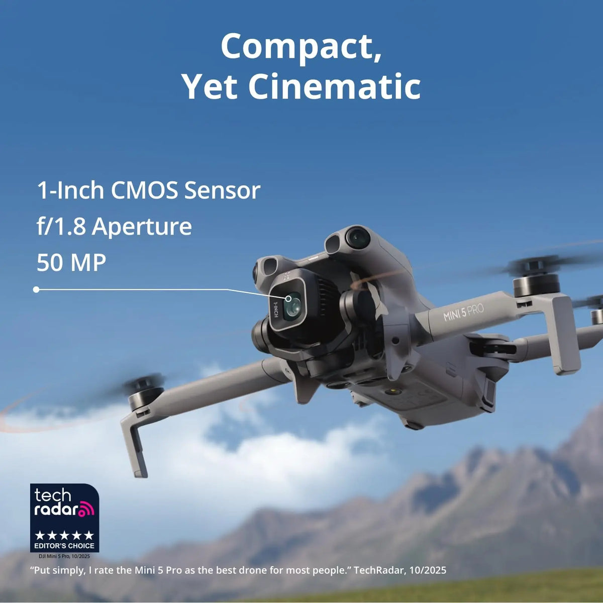 DJI Mini 5 Pro Camera Drone With Advanced 4K Imaging System