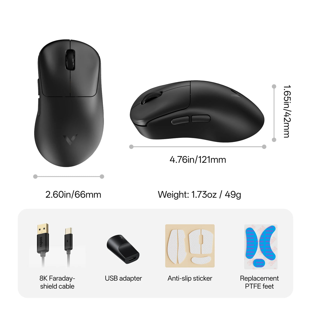 Rapoo VT3S Max Wireless Gaming Mouse For Seamless Online Gaming