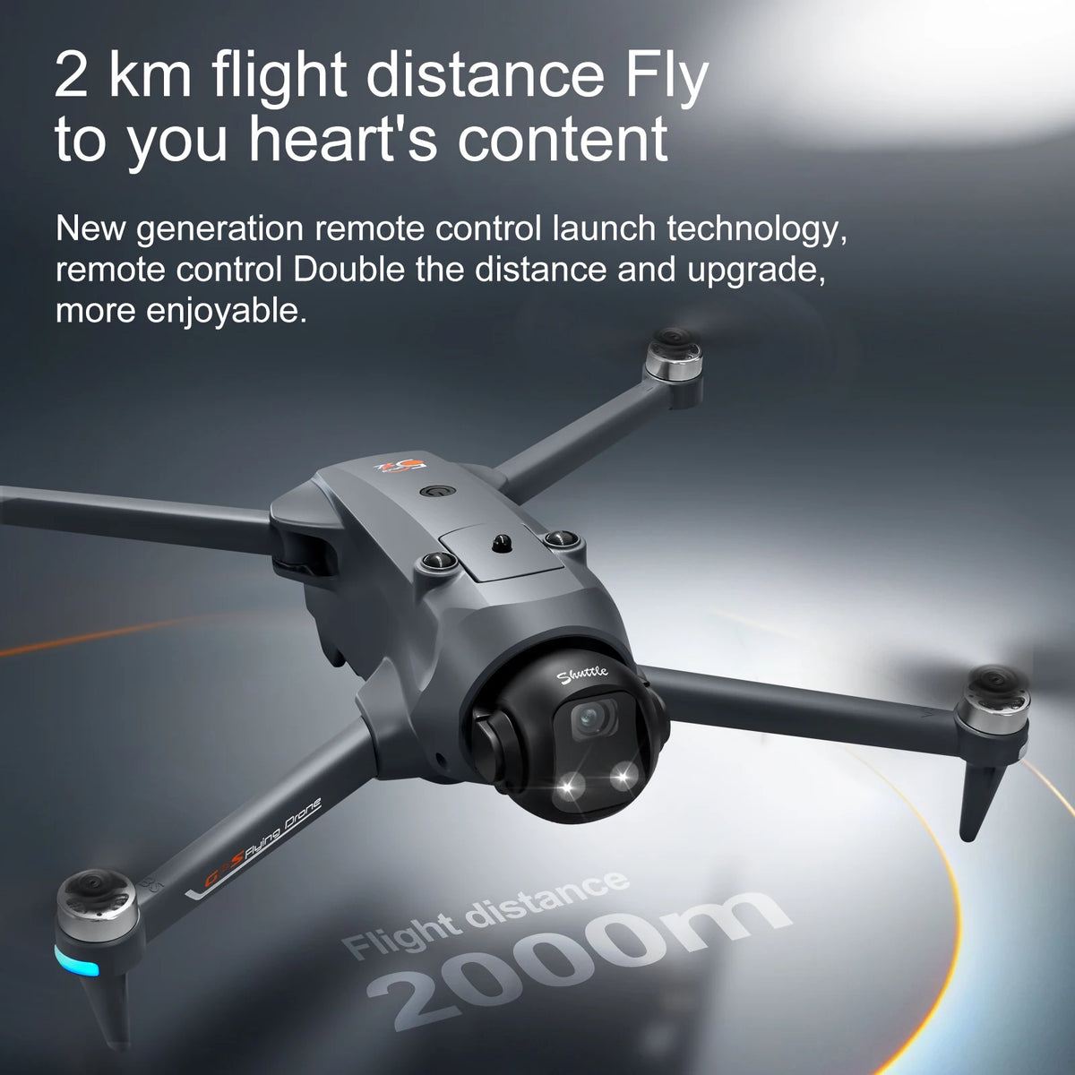 Znlyrion Foldable GPS Drone 180 Electric Adjustable Camera